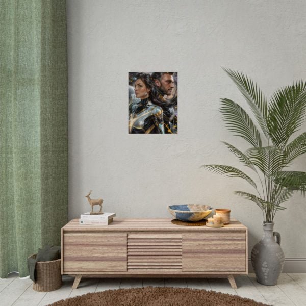 Custom Fantasy Couple Portrait Poster from photo | Custom Couple Portrait from photo Superhero Couple Style | Best for Anniversary Gift, Special Gift - Image 24
