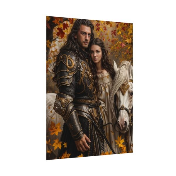 Custom Fantasy Couple Portrait Poster from photo | Custom Royal Couple Riding on Horse Couple Portrait from normal photo | Best for Anniversary Gift, Special Gift - Image 54