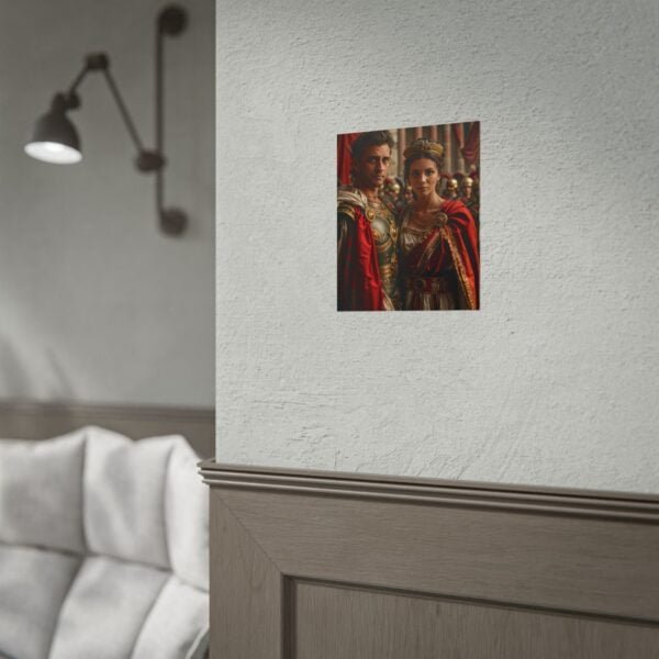 Custom Fantasy Couple Portrait Poster from photo | Custom Royal Couple Roman Couple Portrait from normal photo | Best for Anniversary Gift, Special Gift - Image 10