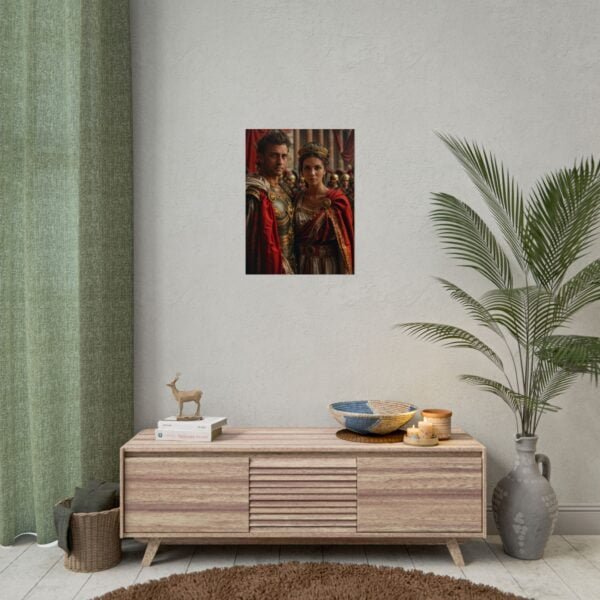 Custom Fantasy Couple Portrait Poster from photo | Custom Royal Couple Roman Couple Portrait from normal photo | Best for Anniversary Gift, Special Gift - Image 26