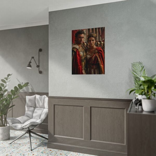 Custom Fantasy Couple Portrait Poster from photo | Custom Royal Couple Roman Couple Portrait from normal photo | Best for Anniversary Gift, Special Gift - Image 35