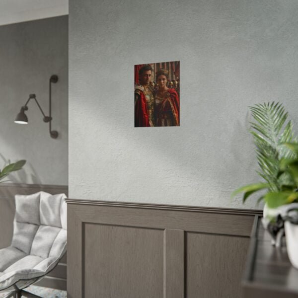 Custom Fantasy Couple Portrait Poster from photo | Custom Royal Couple Roman Couple Portrait from normal photo | Best for Anniversary Gift, Special Gift - Image 60