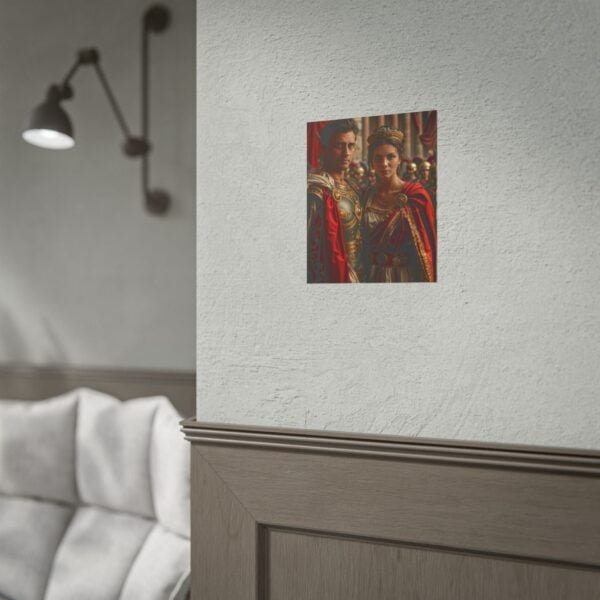Custom Fantasy Couple Portrait Poster from photo | Custom Royal Couple Roman Couple Portrait from normal photo | Best for Anniversary Gift, Special Gift - Image 65