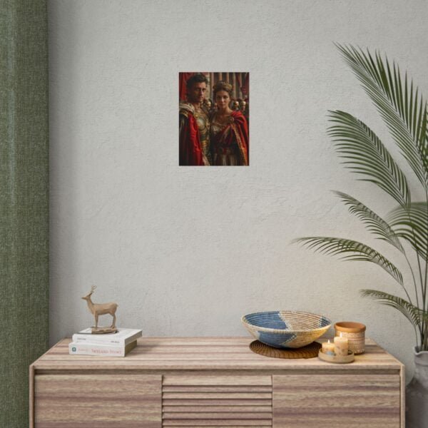 Custom Fantasy Couple Portrait Poster from photo | Custom Royal Couple Roman Couple Portrait from normal photo | Best for Anniversary Gift, Special Gift - Image 66
