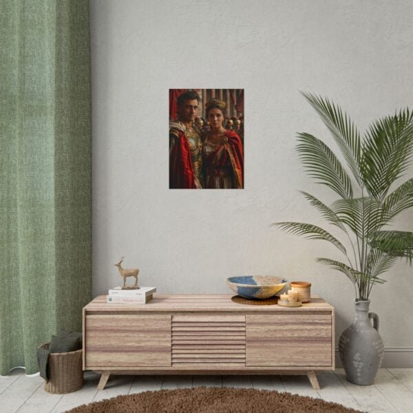 Custom Fantasy Couple Portrait Poster from photo | Custom Royal Couple Roman Couple Portrait from normal photo | Best for Anniversary Gift, Special Gift - Image 76