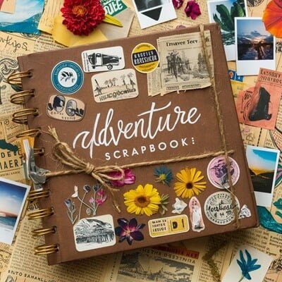 anniversary gift idea - adventure scrapbook (1) 50 ideas for anniversary gifts