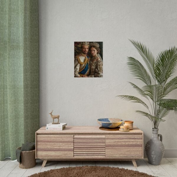Custom Royal Couple Portrait Poster from photo | Custom Victorian Couple Portrait from normal photo | Best for Anniversary Gift, Special Gift - Image 21