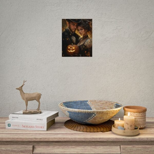 Custom Halloween Wizard Couple Portrait Poster from photo | Custom Fantasy Style Couple Portrait from normal photo | Best for Anniversary Gift, Special Gift - Image 6