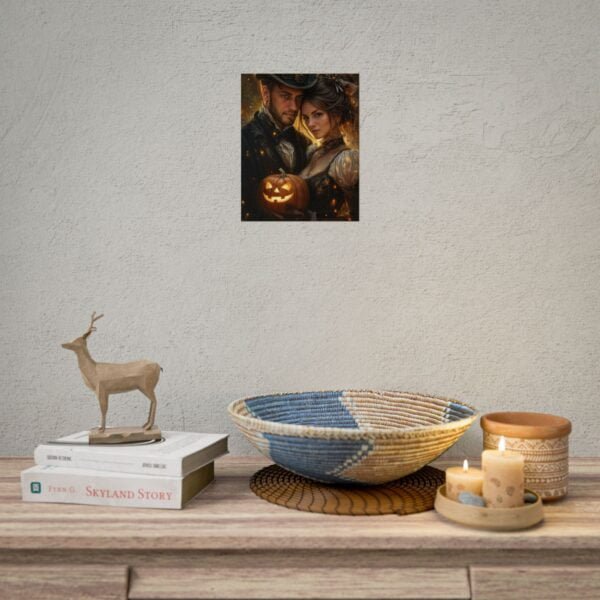 Custom Halloween Wizard Couple Portrait Poster from photo | Custom Fantasy Style Couple Portrait from normal photo | Best for Anniversary Gift, Special Gift - Image 11