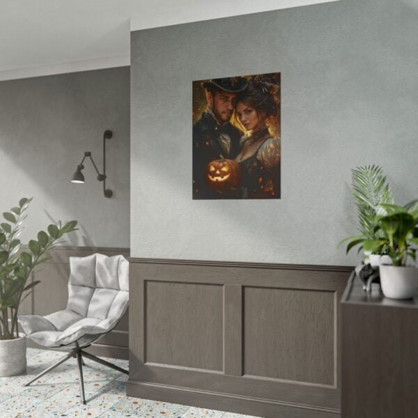 Custom Halloween Wizard Couple Portrait Poster from photo | Custom Fantasy Style Couple Portrait from normal photo | Best for Anniversary Gift, Special Gift - Image 85