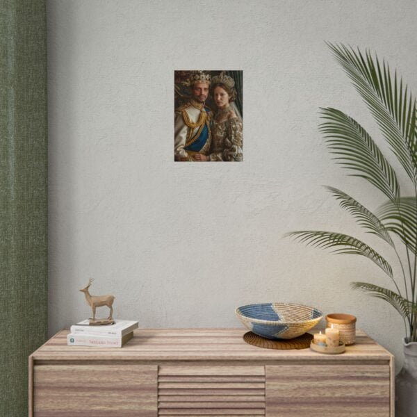 Custom Royal Couple Portrait Poster from photo | Custom Victorian Couple Portrait from normal photo | Best for Anniversary Gift, Special Gift - Image 66