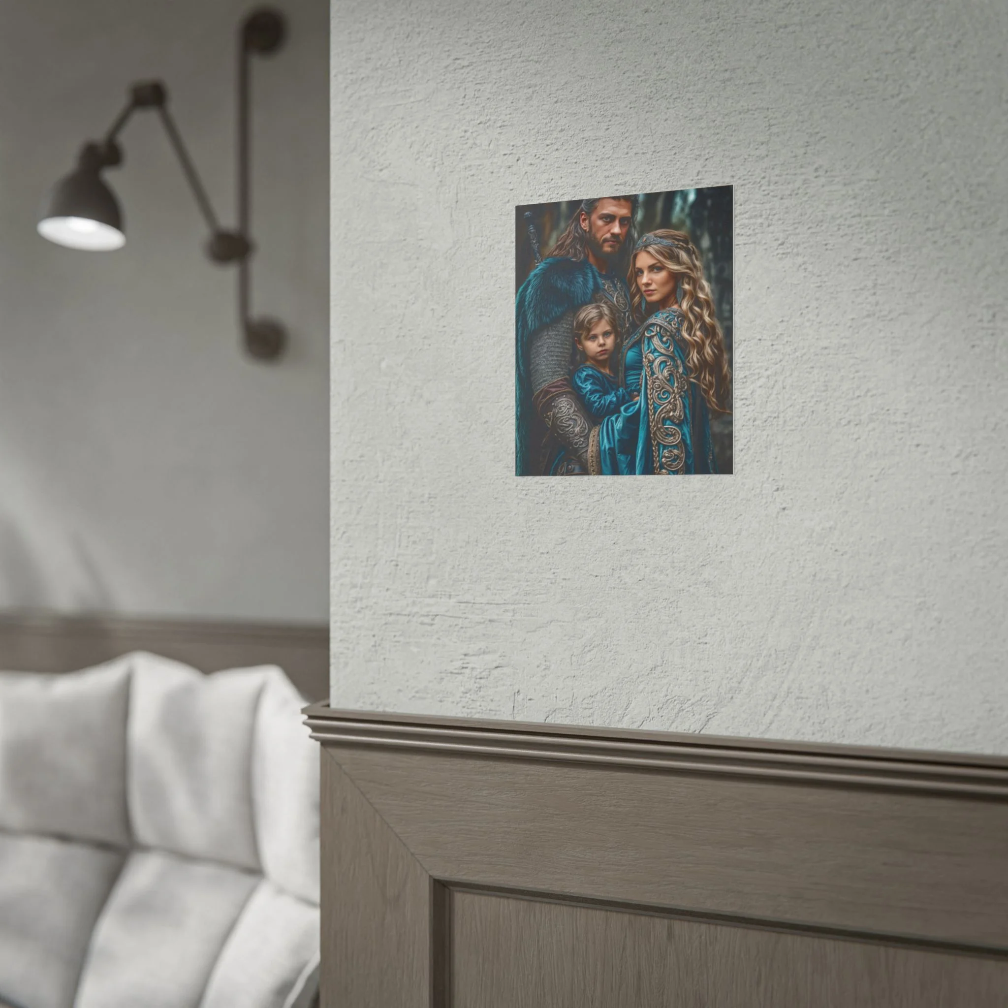 Custom Fantasy Family Family (3 person) Portrait Poster from photo | Custom DD fantasy Style Family Portrait from normal photo | Best for Anniversary Gift, Holiday Gift - Image 65