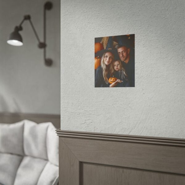 Custom Halloween Family Family (3 person) Portrait Poster from photo | Custom Spooky Style Family Portrait from normal photo | Best for Anniversary Gift, Holiday Gift - Image 65