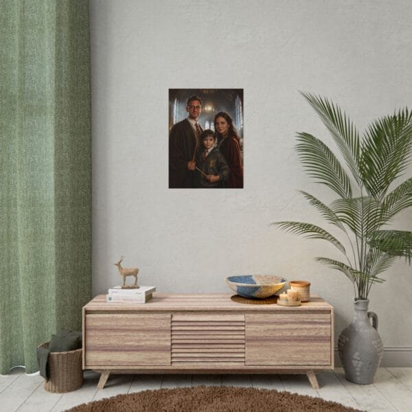 Custom Wizard Family (3 person) Portrait Poster from photo | custom digital portrait painting from photo | Best for Birthday Gift, Holiday Gift - Image 76