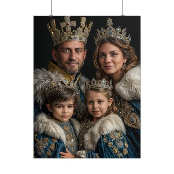 Custom Renaissance Royal Family Portrait (4 person) from photo | custom digital royal family portrait from photo | Best for Anniversary Gift, Holiday Gift - Image 83