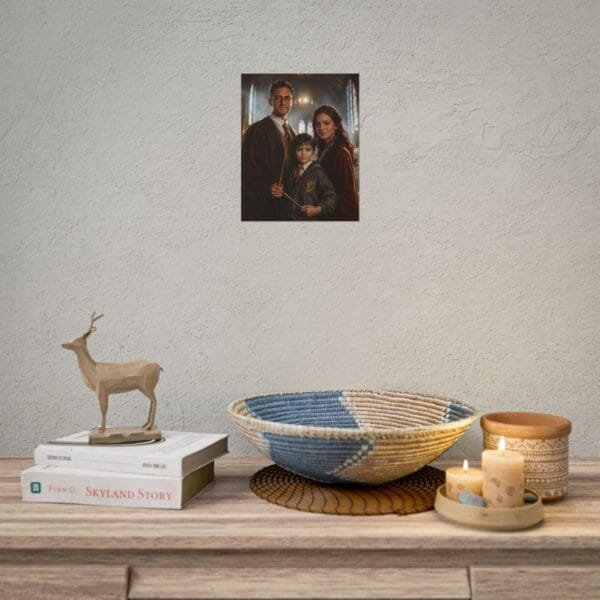 Custom Wizard Family (3 person) Portrait Poster from photo | custom digital portrait painting from photo | Best for Birthday Gift, Holiday Gift - Image 61