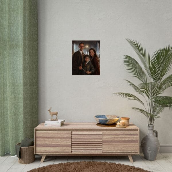 Custom Wizard Family (3 person) Portrait Poster from photo | custom digital portrait painting from photo | Best for Birthday Gift, Holiday Gift - Image 21